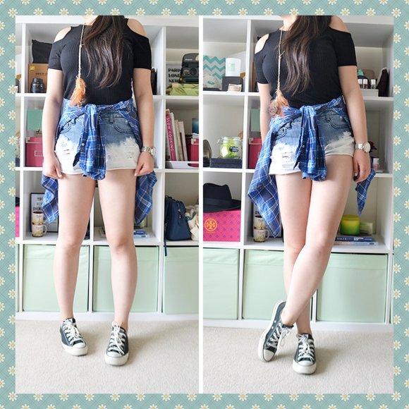 Topshop Cold Shoulder Top‎ - Picture 1 of 4